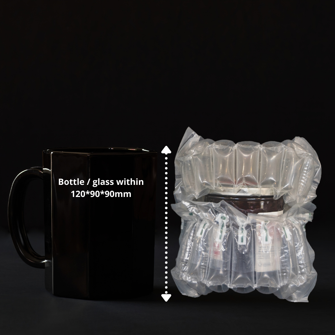 100 X (Within 120mm) height air column bags + Free hand pump*