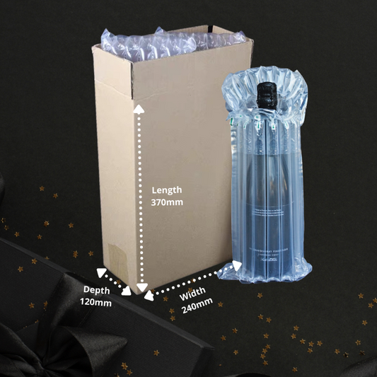 Double Wine Bottle Gift Box for Air column bag X 6